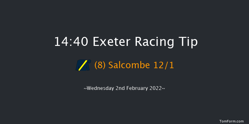 Exeter 14:40 Maiden Hurdle (Class 4) 17f Tue 18th Jan 2022