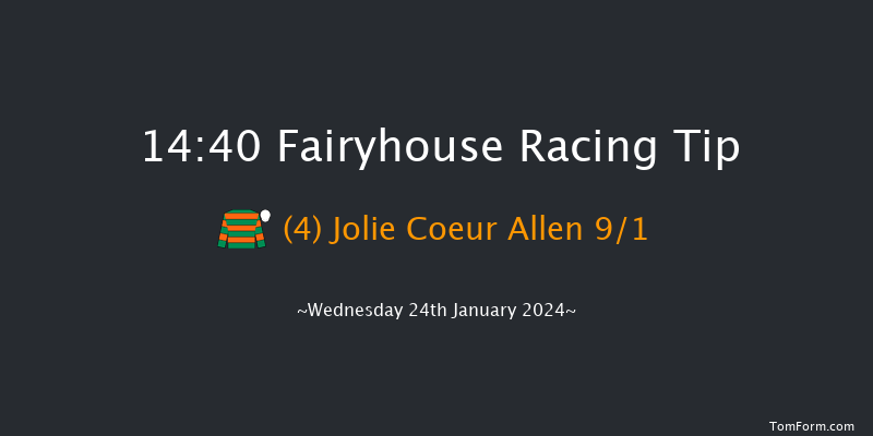 Fairyhouse  14:40
Maiden Hurdle 20f Mon 1st Jan 2024