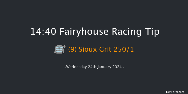 Fairyhouse  14:40
Maiden Hurdle 20f Mon 1st Jan 2024