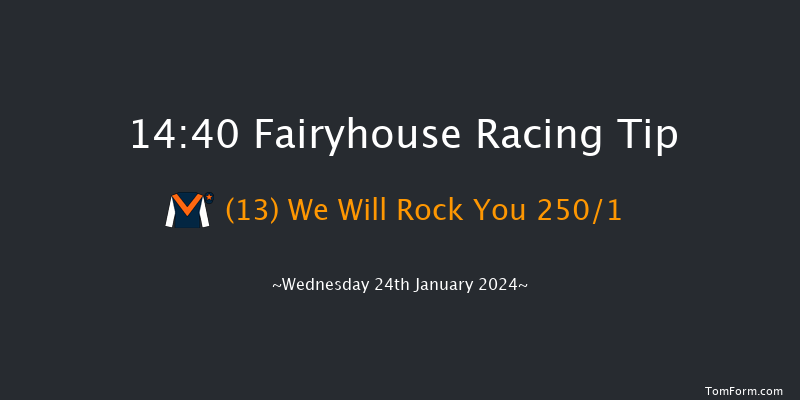 Fairyhouse  14:40
Maiden Hurdle 20f Mon 1st Jan 2024