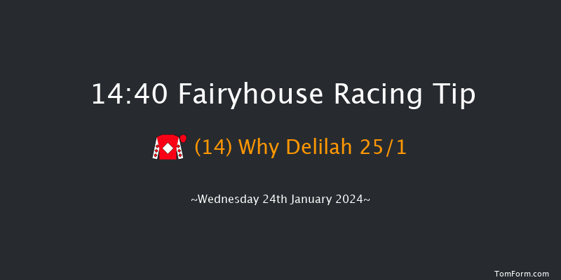 Fairyhouse  14:40
Maiden Hurdle 20f Mon 1st Jan 2024