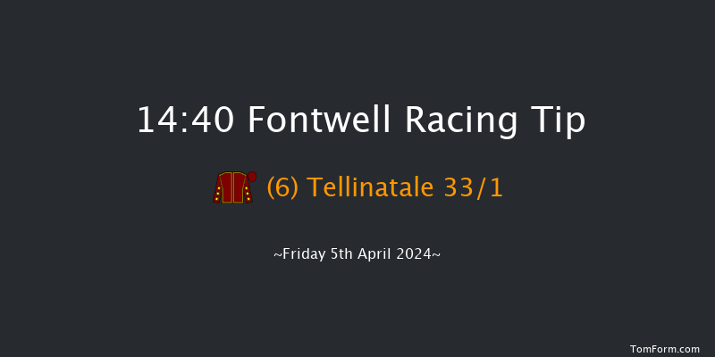 Fontwell  14:40 Maiden Hurdle
(Class 4) 18f Thu 28th Mar 2024