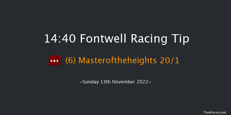 Fontwell 14:40 Handicap Hurdle (Class 3) 18f Fri 4th Nov 2022