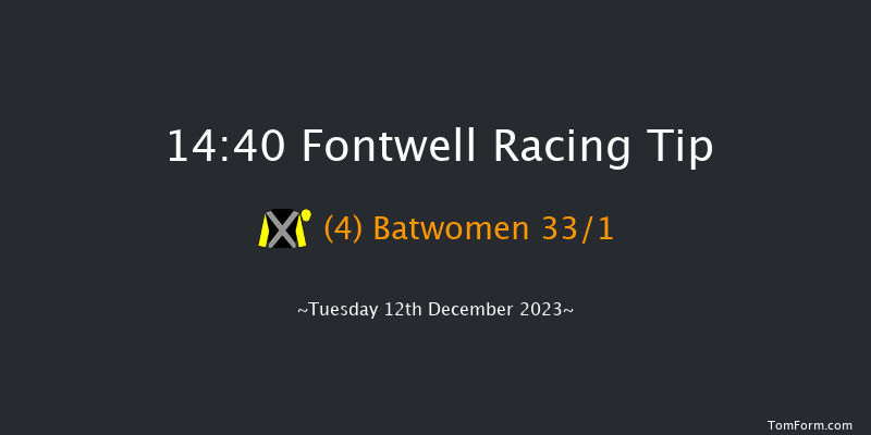 Fontwell 14:40 Maiden Hurdle (Class 4) 19f Sun 19th Nov 2023