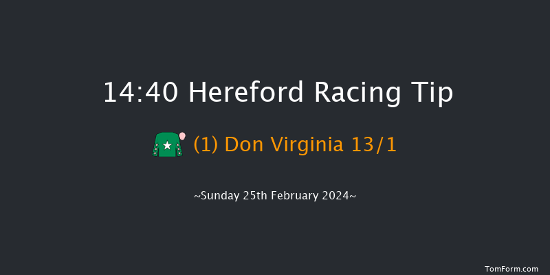 Hereford  14:40 Conditions Hurdle (Class 4)
16f Wed 14th Feb 2024