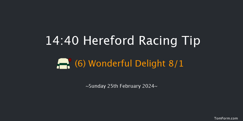 Hereford  14:40 Conditions Hurdle (Class 4)
16f Wed 14th Feb 2024