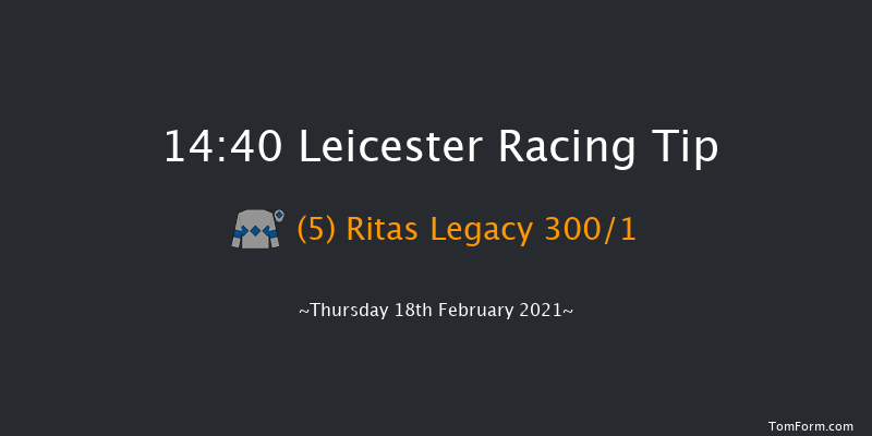 BoscaSports Retail Tote Displays Worldwide Novices' Chase (GBB Race) Leicester 14:40 Maiden Chase (Class 3) 16f Wed 13th Jan 2021