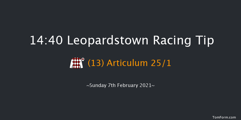 William Fry Handicap Hurdle (0-150) (Grade B) Leopardstown 14:40 Handicap Hurdle 24f Sat 6th Feb 2021