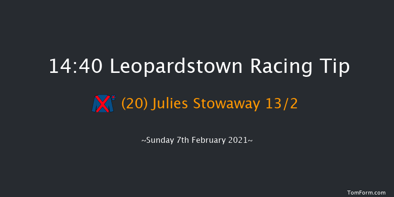 William Fry Handicap Hurdle (0-150) (Grade B) Leopardstown 14:40 Handicap Hurdle 24f Sat 6th Feb 2021