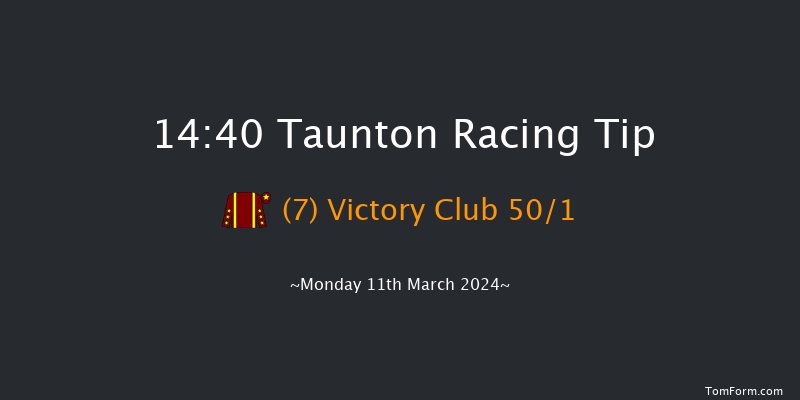 Taunton  14:40 Maiden Hurdle (Class 4) 16f Thu 29th Feb 2024