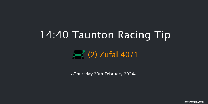 Taunton  14:40 Handicap Hurdle (Class 5)
19f Tue 20th Feb 2024