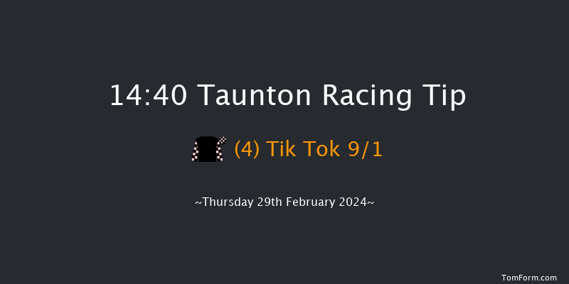 Taunton  14:40 Handicap Hurdle (Class 5)
19f Tue 20th Feb 2024