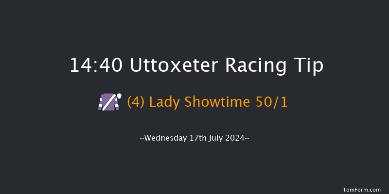 Uttoxeter  14:40 Maiden Hurdle
(Class 4) 16f Tue 9th Jul 2024