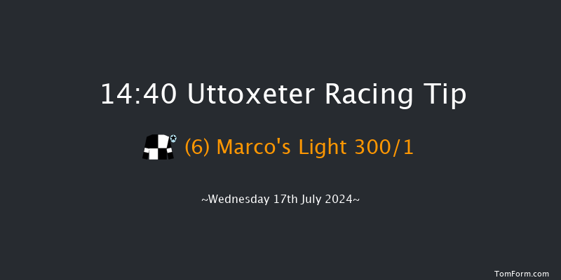 Uttoxeter  14:40 Maiden Hurdle
(Class 4) 16f Tue 9th Jul 2024