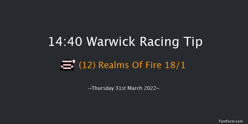 Warwick 14:40 Handicap Hurdle (Class 5) 26f Sun 13th Mar 2022