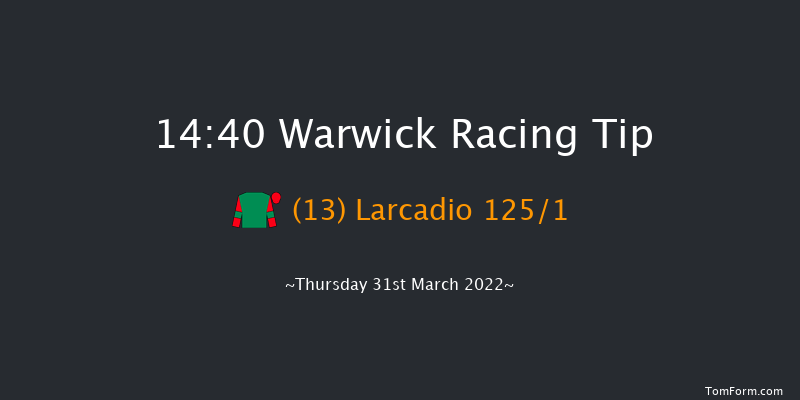 Warwick 14:40 Handicap Hurdle (Class 5) 26f Sun 13th Mar 2022