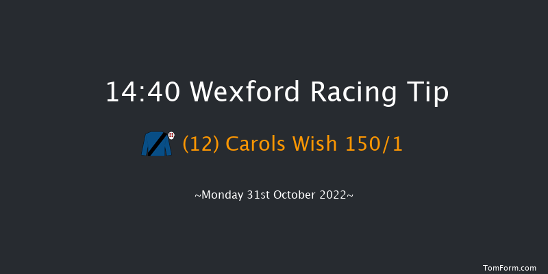 Wexford 14:40 Maiden Hurdle 20f Sun 30th Oct 2022