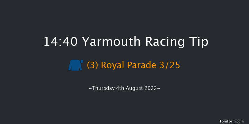 Yarmouth 14:40 Stakes (Class 5) 6f Wed 3rd Aug 2022