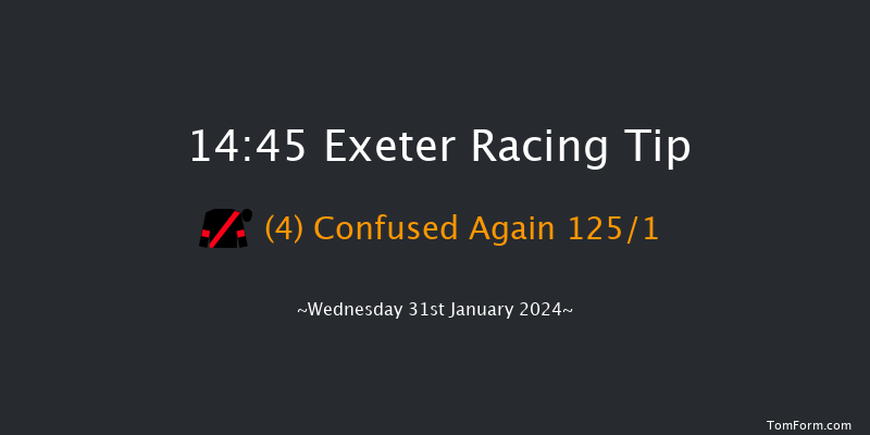 Exeter  14:45 Maiden Hurdle (Class
4) 17f Mon 1st Jan 2024