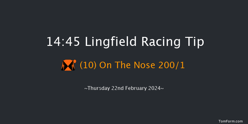 Lingfield  14:45 Maiden Hurdle
(Class 4) 20f Mon 19th Feb 2024