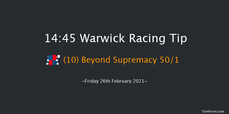 Watch On Racing TV Novices' Handicap Chase Warwick 14:45 Handicap Chase (Class 5) 20f Mon 15th Feb 2021