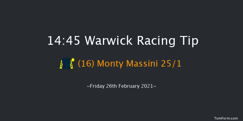 Watch On Racing TV Novices' Handicap Chase Warwick 14:45 Handicap Chase (Class 5) 20f Mon 15th Feb 2021