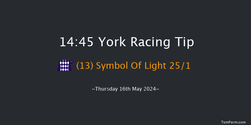 York  14:45 Handicap (Class
2) 8f Wed 15th May 2024