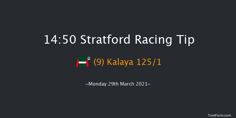 Racecourse Live Streams On RacingTV Extra Selling Hurdle Stratford 14:50 Selling Hurdle (Class 5) 19f Mon 15th Mar 2021