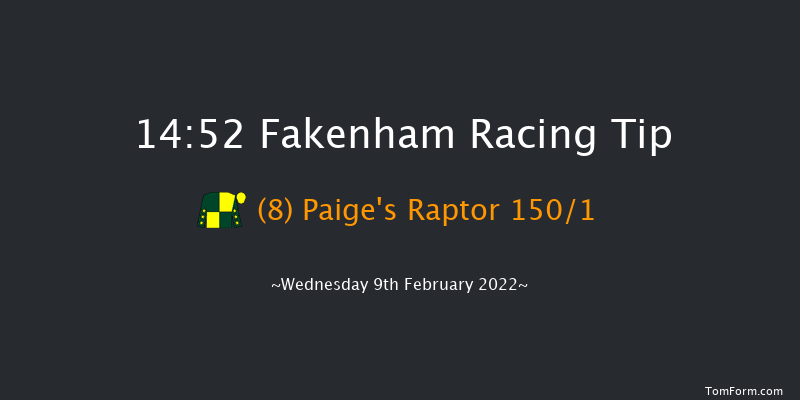 Fakenham 14:52 Maiden Hurdle (Class 3) 16f Mon 17th Jan 2022