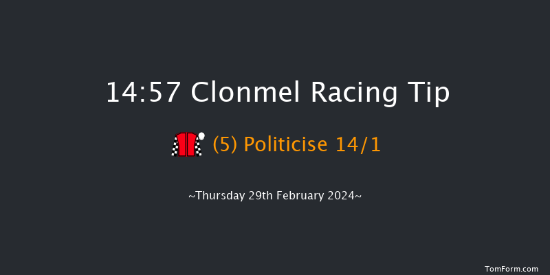 Clonmel  14:57 Claiming Hurdle 16f Thu 15th Feb 2024