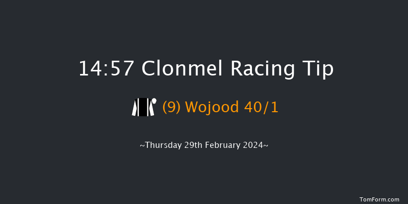 Clonmel  14:57 Claiming Hurdle 16f Thu 15th Feb 2024