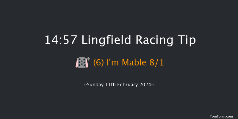 Lingfield  14:57 Stakes (Class 6) 6f Thu 8th Feb 2024