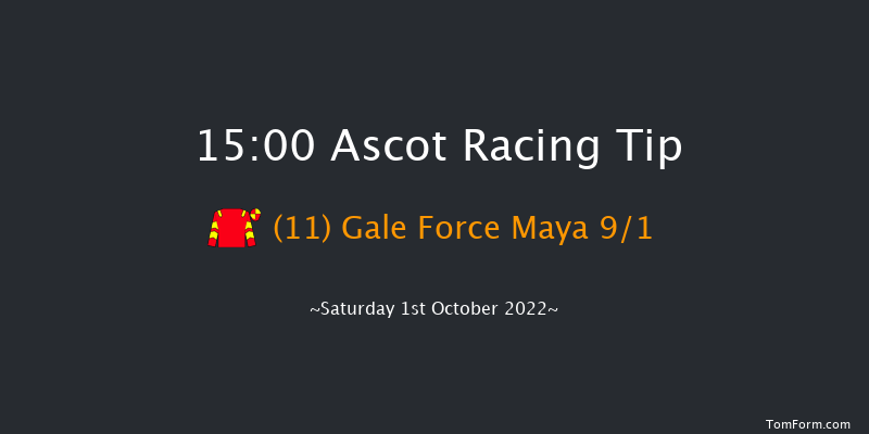 Ascot 15:00 Group 3 (Class 1) 6f Fri 30th Sep 2022