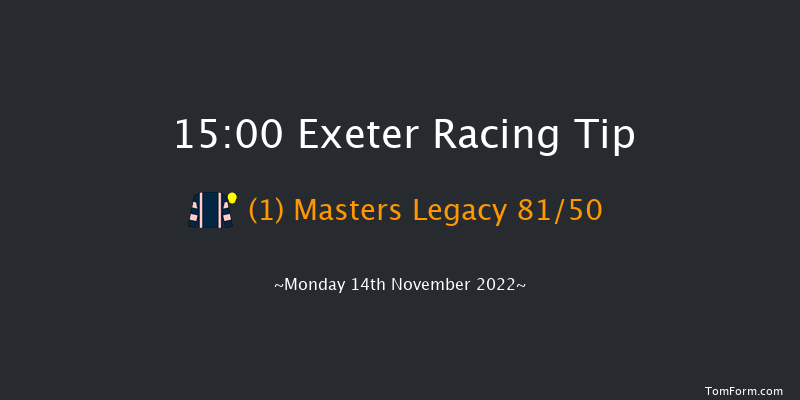 Exeter 15:00 Handicap Chase (Class 3) 24f Fri 4th Nov 2022