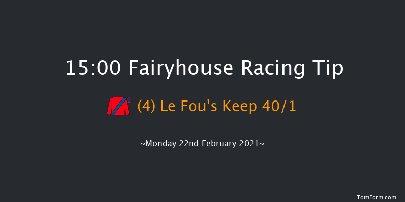 Fairyhouse Bobbyjo Chase Day 27th February Mares Maiden Hurdle (Div 2) Fairyhouse 15:00 Maiden Hurdle 16f Mon 8th Feb 2021