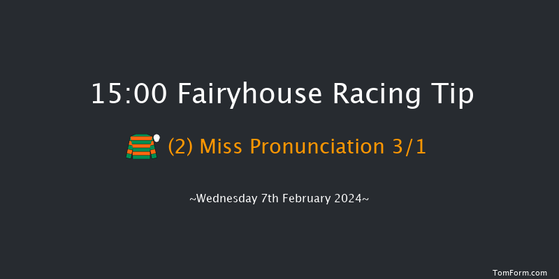 Fairyhouse  15:00
Maiden Hurdle 16f Sat 27th Jan 2024