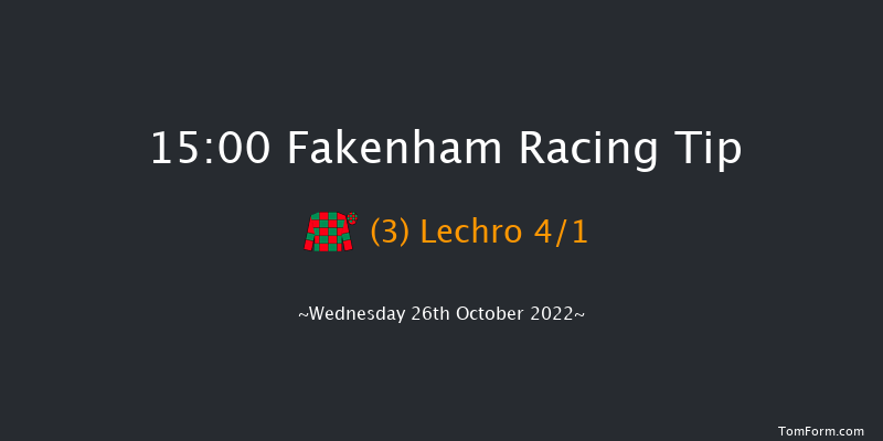 Fakenham 15:00 Conditions Hurdle (Class 4) 16f Fri 14th Oct 2022