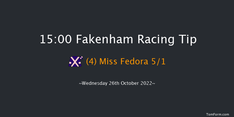 Fakenham 15:00 Conditions Hurdle (Class 4) 16f Fri 14th Oct 2022