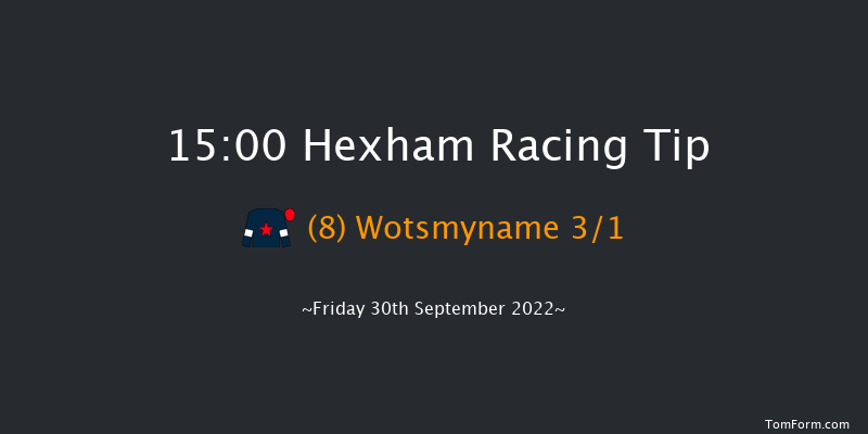 Hexham 15:00 Handicap Hurdle (Class 5) 23f Tue 6th Sep 2022