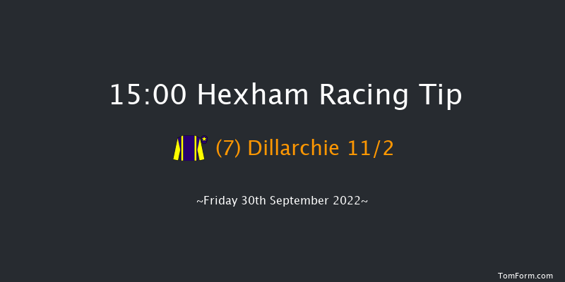 Hexham 15:00 Handicap Hurdle (Class 5) 23f Tue 6th Sep 2022