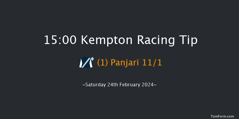 Kempton  15:00 Novices Hurdle (Class 1) 16f Wed 21st Feb 2024