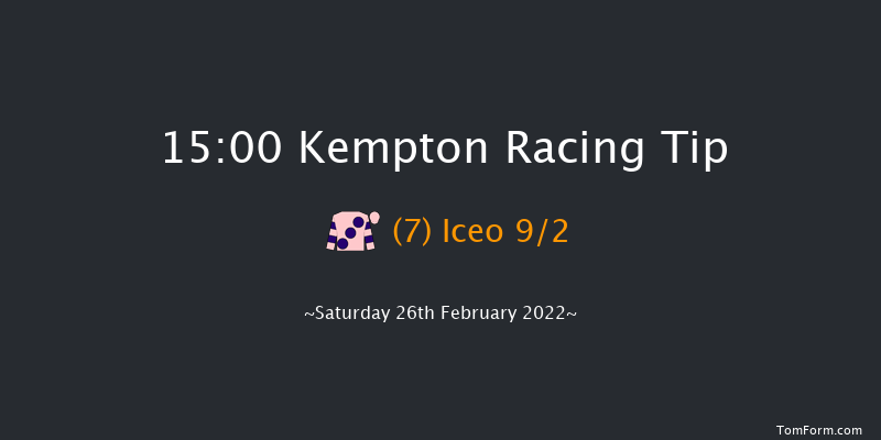 Kempton 15:00 Maiden Hurdle (Class 1) 16f Wed 23rd Feb 2022