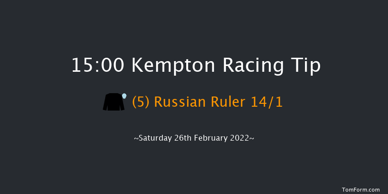 Kempton 15:00 Maiden Hurdle (Class 1) 16f Wed 23rd Feb 2022