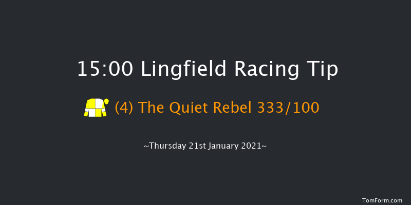 Betway Median Auction Maiden Stakes Lingfield 15:00 Maiden (Class 6) 6f Mon 18th Jan 2021