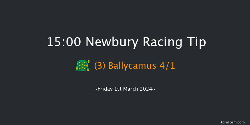 Newbury  15:00 Handicap Chase
(Class 3) 20f Sat 10th Feb 2024