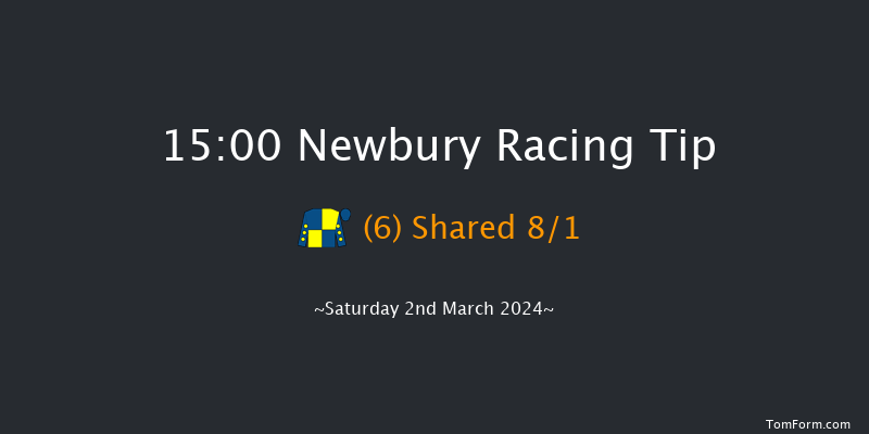 Newbury  15:00 Handicap Hurdle (Class 3)
16f Fri 1st Mar 2024