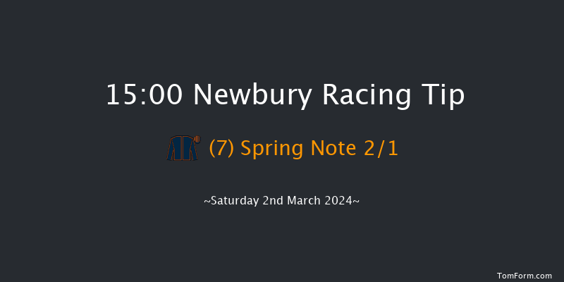 Newbury  15:00 Handicap Hurdle (Class 3)
16f Fri 1st Mar 2024