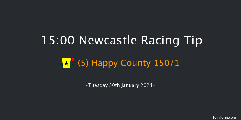 Newcastle  15:00 Maiden Hurdle
(Class 4) 20f Sat 27th Jan 2024