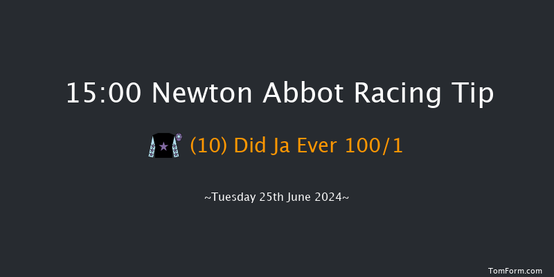 Newton Abbot  15:00 Novices Hurdle (Class
4) 22f Fri 14th Jun 2024