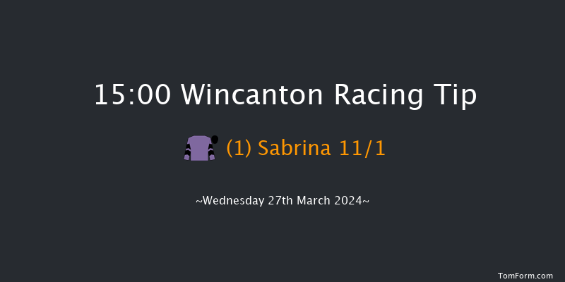 Wincanton  15:00
Handicap Hurdle (Class 3) 25f Thu 7th Mar 2024